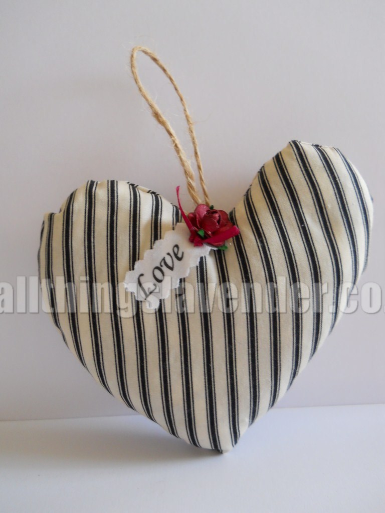 Lavender Filled Heart Sachet