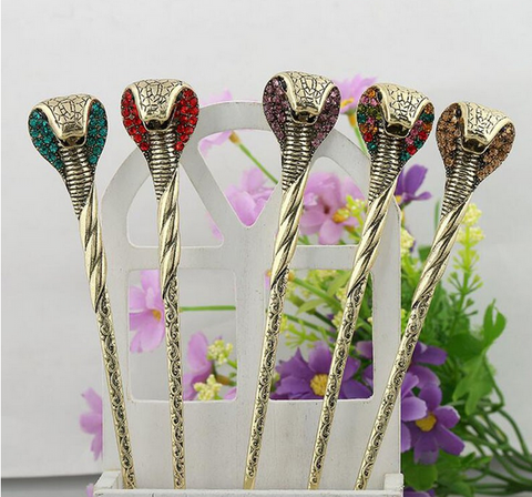 Cobra Design Hair Pins