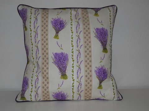 Lavender Themed Cushion Bunches Of Lavender
