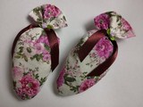 Lavender Filled Shoe Pillows Floral Pattern
